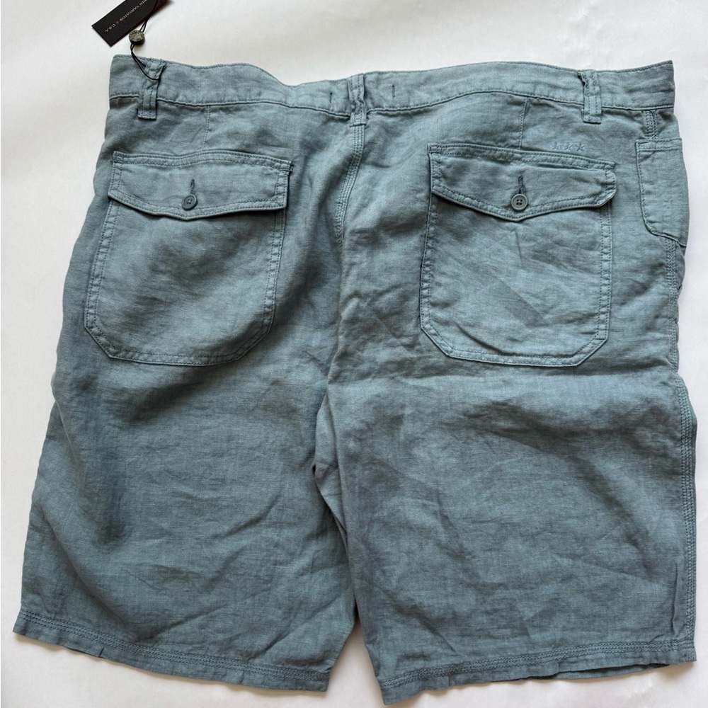 JOHN VARVATOS Linen shorts men’s size 38 new with tags - Picture 8 of 13